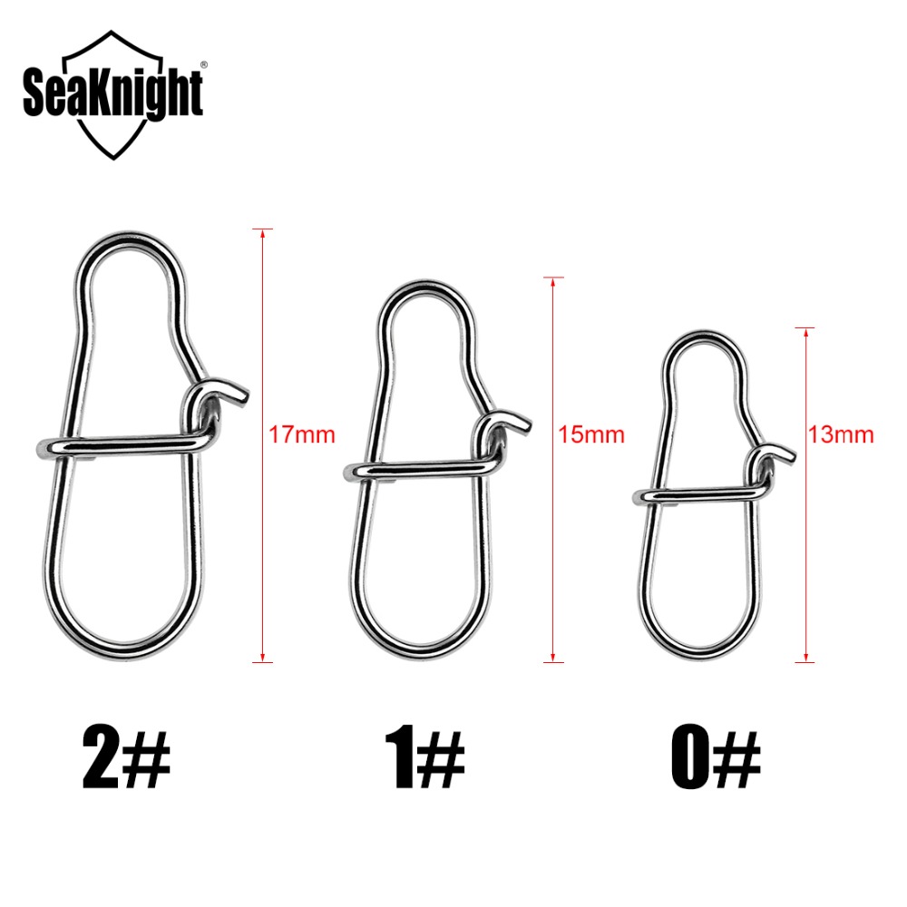 SeaKnight 50개/세트 낚시 연결 고리 회전식  - Fishing Hook Stainless Steel 리뷰 및 가격