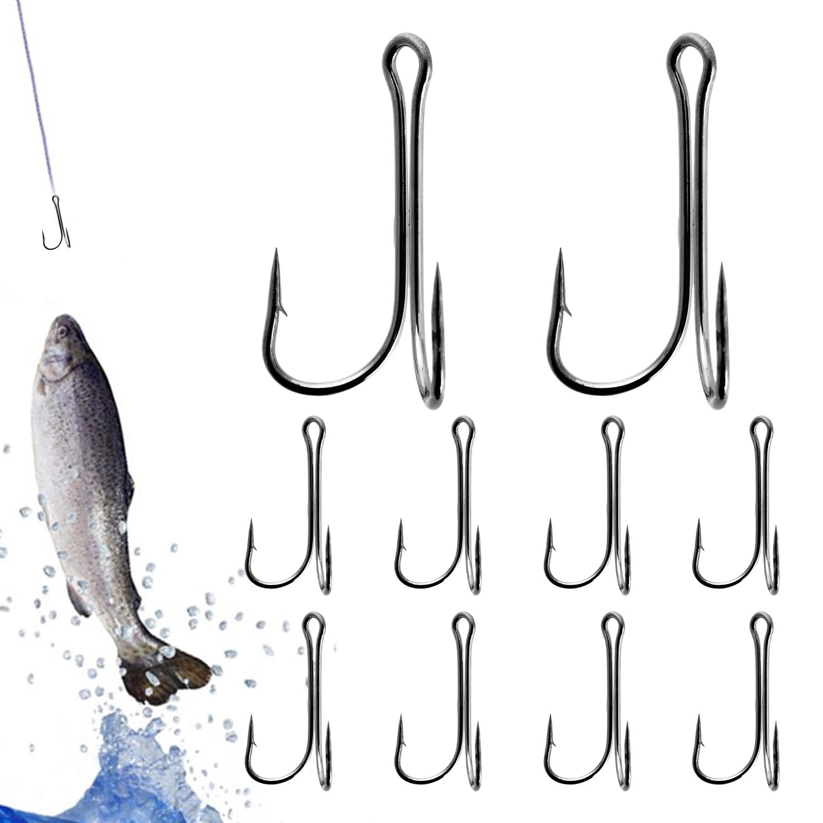 바브드 피쉬 훅 10개입 고탄소강 트레블 훅 탈출 방지 - Fishing Hook Treble 리뷰 및 가격
