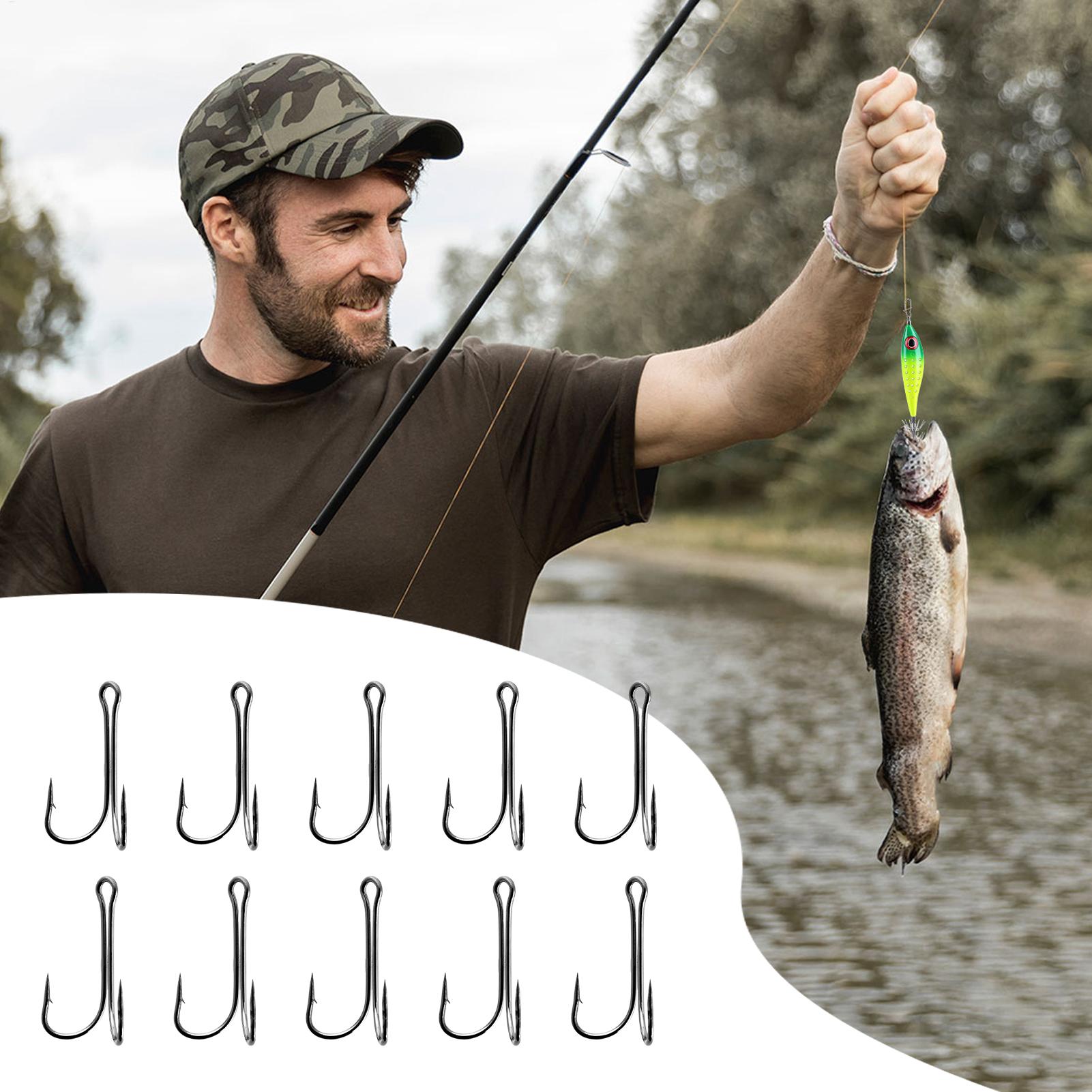 바브드 피쉬 훅 10개입 고탄소강 트레블 훅 탈출 방지 - Fishing Hook Treble 리뷰 및 가격